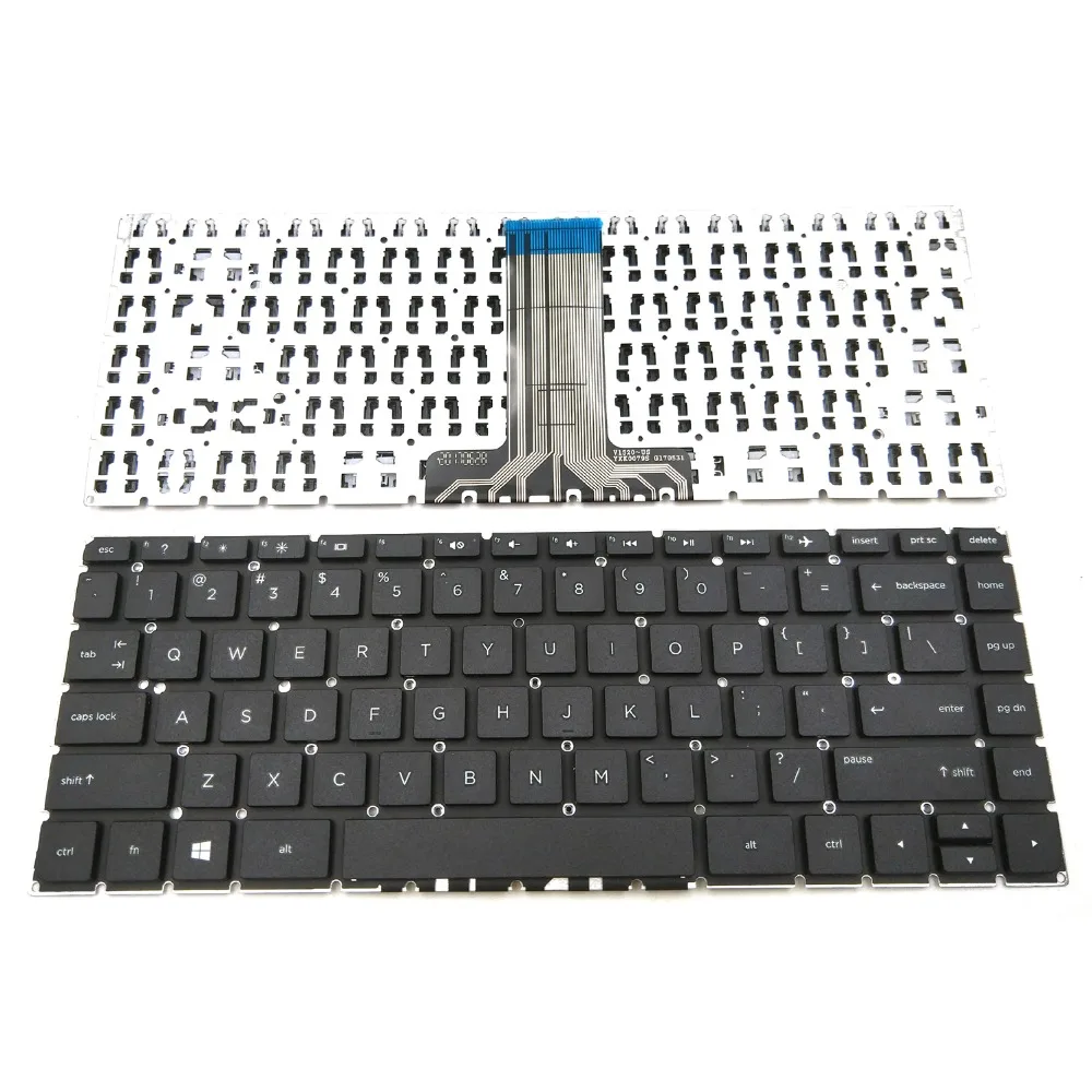 

New Laptop Keyboard for HP Pavilion 14-AB 14-AB000 14-AB057CA 14-AB100 14-AB154CA 14-AB166US 14-AB167US US Black Without Frame