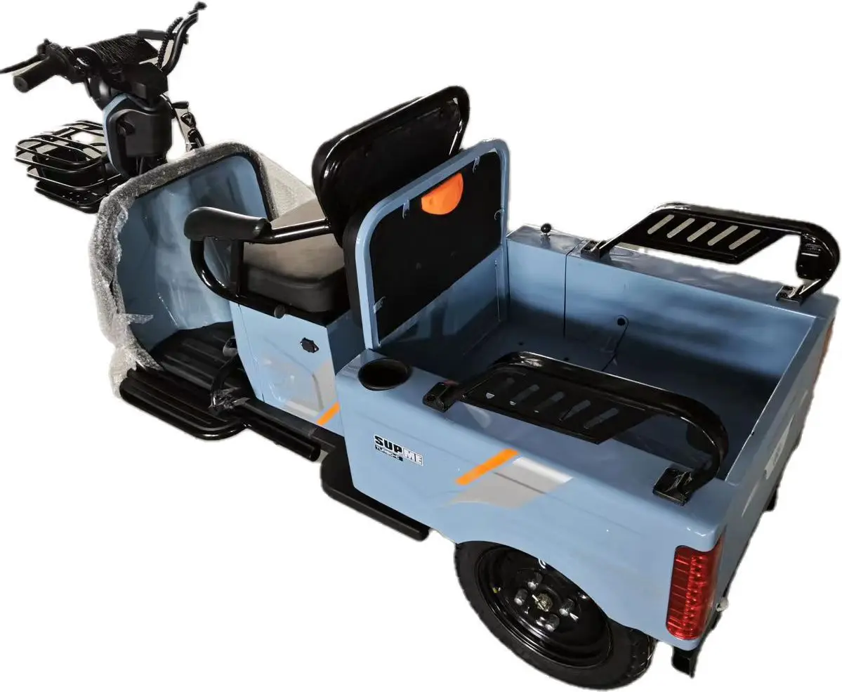 New Model Customized Budget Electro Vehicle Suspension And Horn Outdoor Recreational Use Electric Tricycle