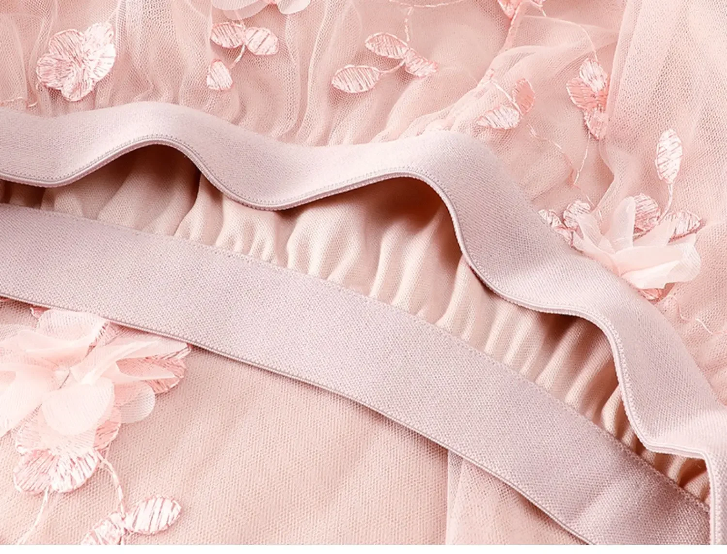 2025 printemps été femmes taille haute mince jupe longue décontractée taille haute broderie douce 3D fleurs maille Tulle jupe Streetwear