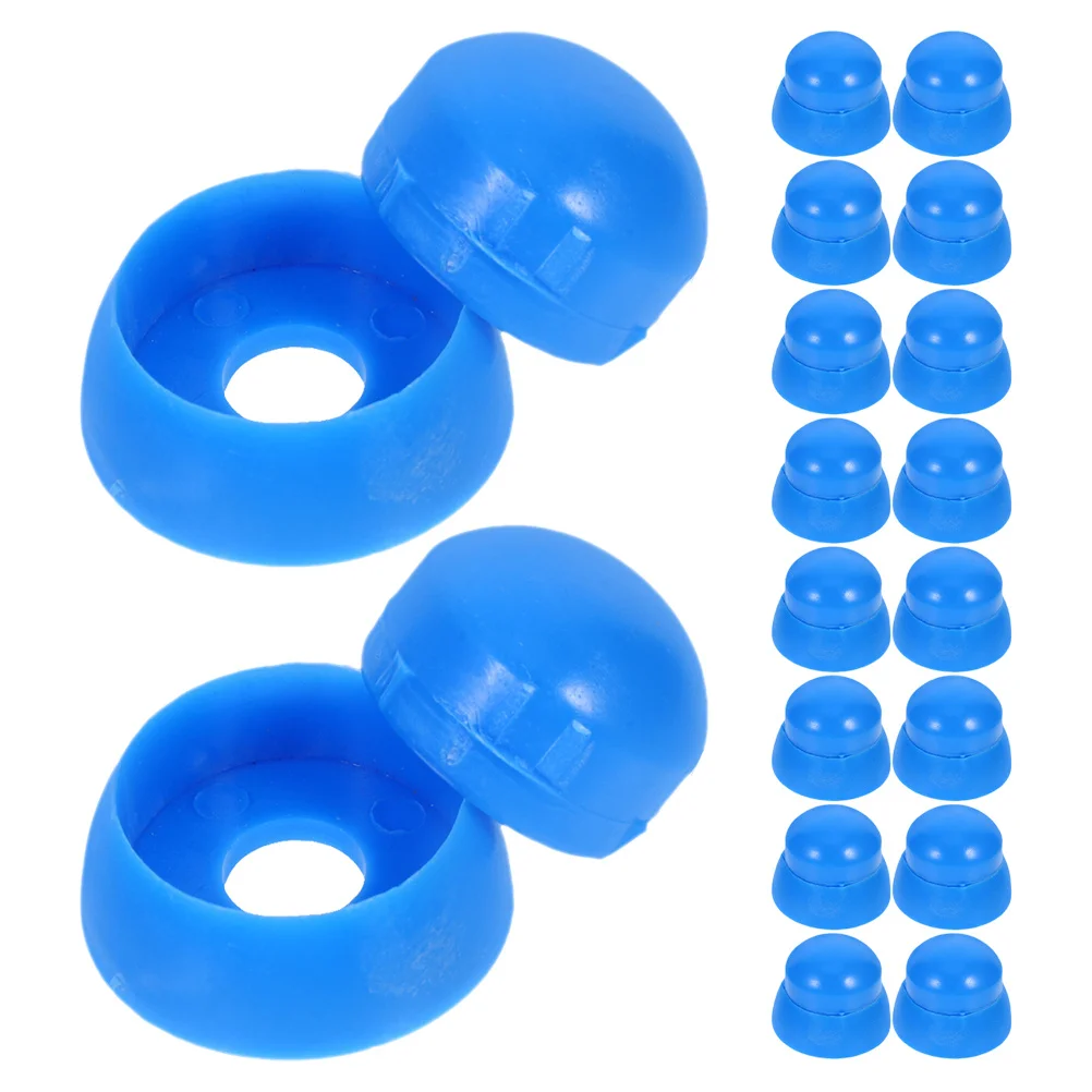 25 قطعة ملحقات معدات الملعب ارتداء مقاومة البلاستيك الجوز قبعات البلاستيك المسمار يغطي قبة قبعات المسمار قبة الجوز غطاء