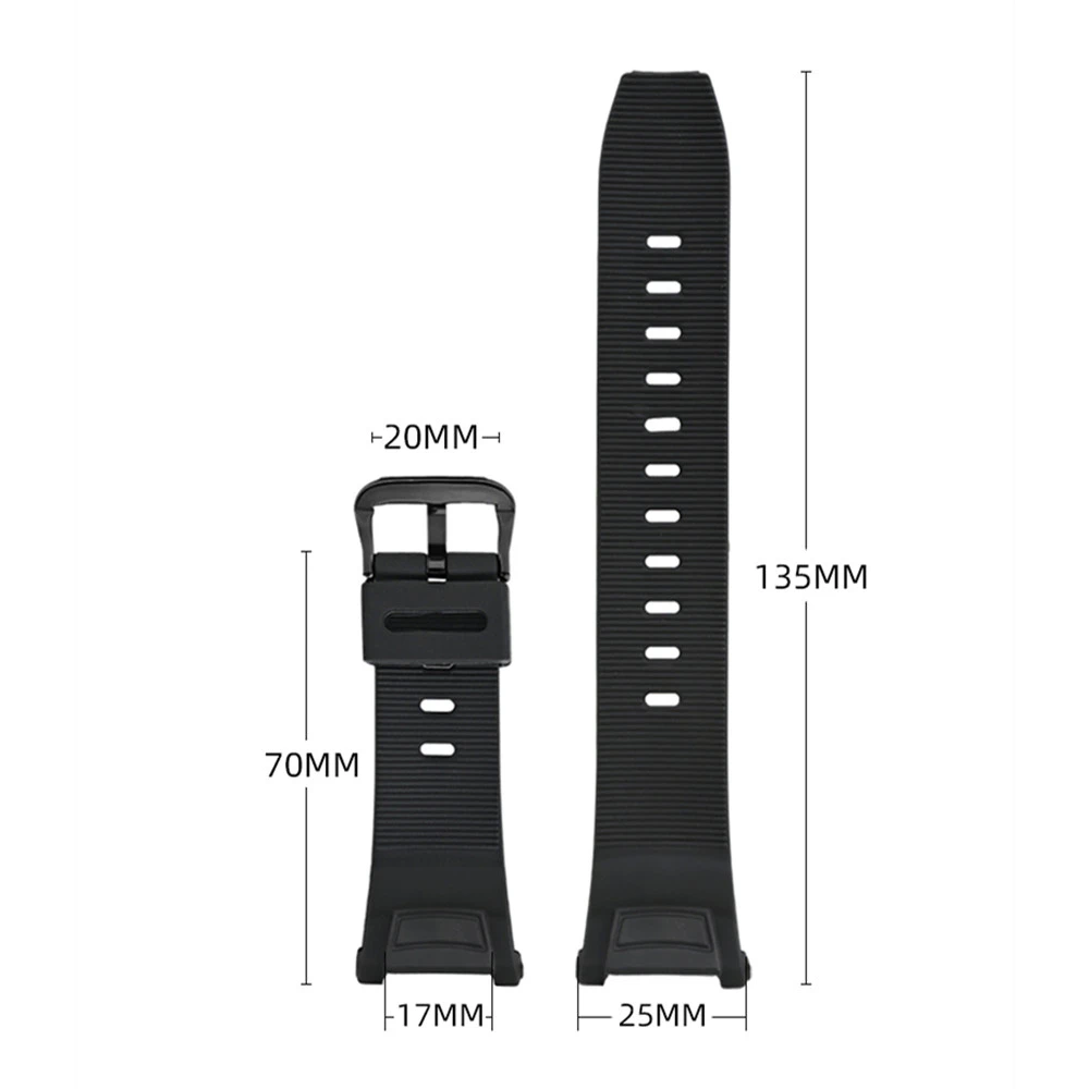 Watchband For PRW-1500 PAW-1500 PRG-130 PROTREK series Strap Wrist Premium TPU Watch band accessories Comes with Screw tool