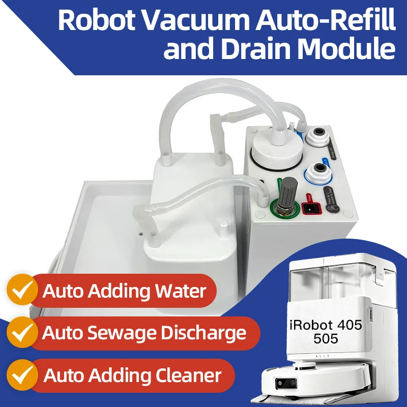 iRobot 405 505 Robot Vacuum Water Change Kit Auto Water Refill and Drain water hookup kit drainage system