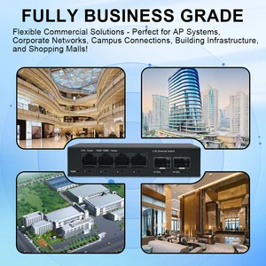 Optfocus-Interrupion Ethernet 10G SFP 2,5G RJ45 Gigabit Switch 2 5 GB 4 5 6 LAN-Ethernet-Faser-Optik-Hub 8 Hauptverkaufsschalter Gigabit 4 Türen - №4