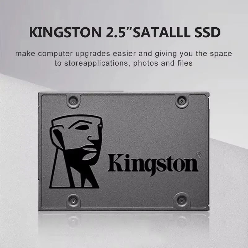 SSD Interno Kingston A400 960GB 480GB 240GB 120GB 2.5 Polegadas SATA III para Laptop e Desktop