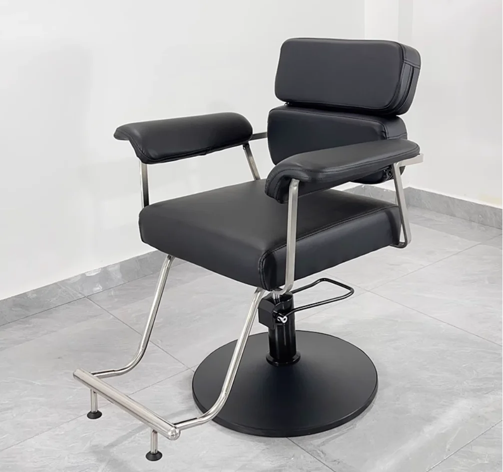 Barber chair high-grade Japanese hair chair cutting chair simple can be raised and lowered