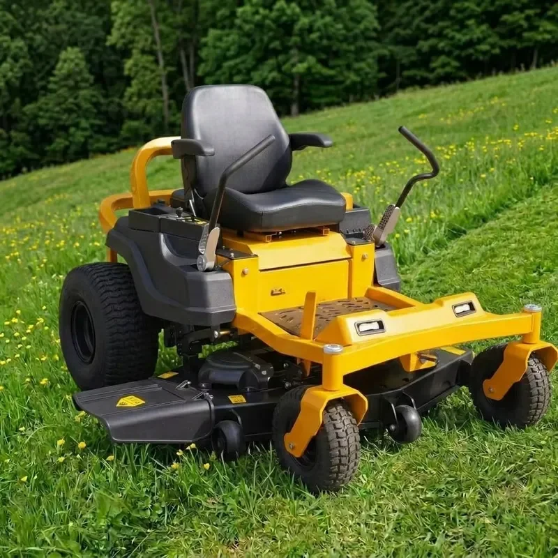 Premium Zero Turn Ride-On Lawn Mower with Bagging Collection System | Precision Cutting for Golf Course & Sports Field