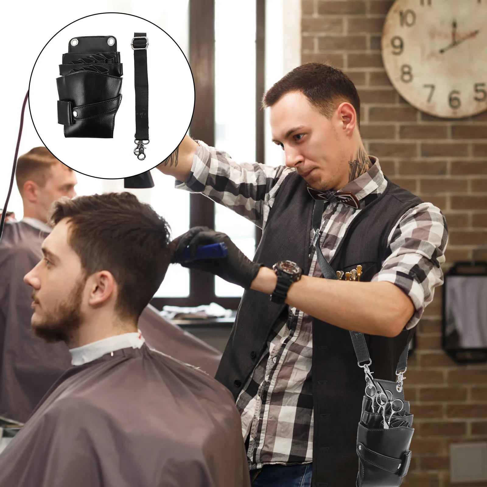 

Hairdressing Pouch Small Size Large Capacity Scissors For Stylist Tool Organizer Dustproof Corrosion Resistant