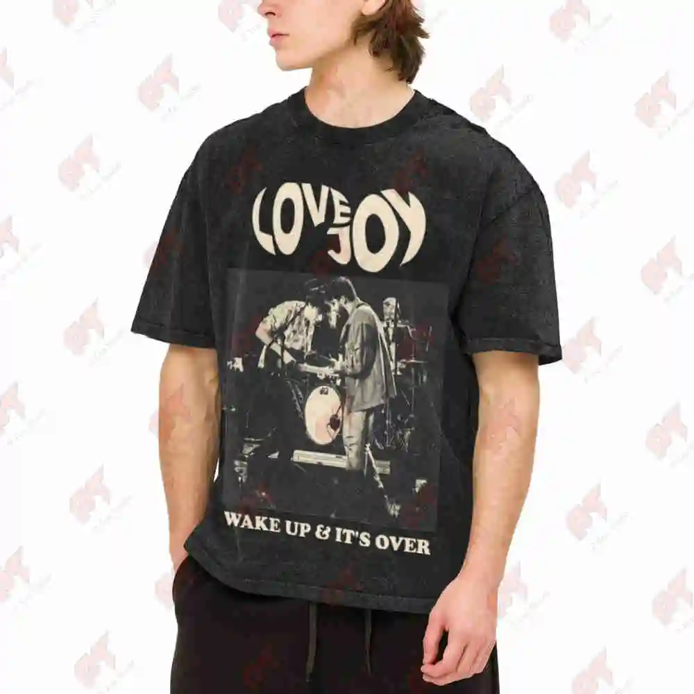 Lovejoy Wake Up It's Over Vintage Washed Tee Pure Cotton T-Shirt