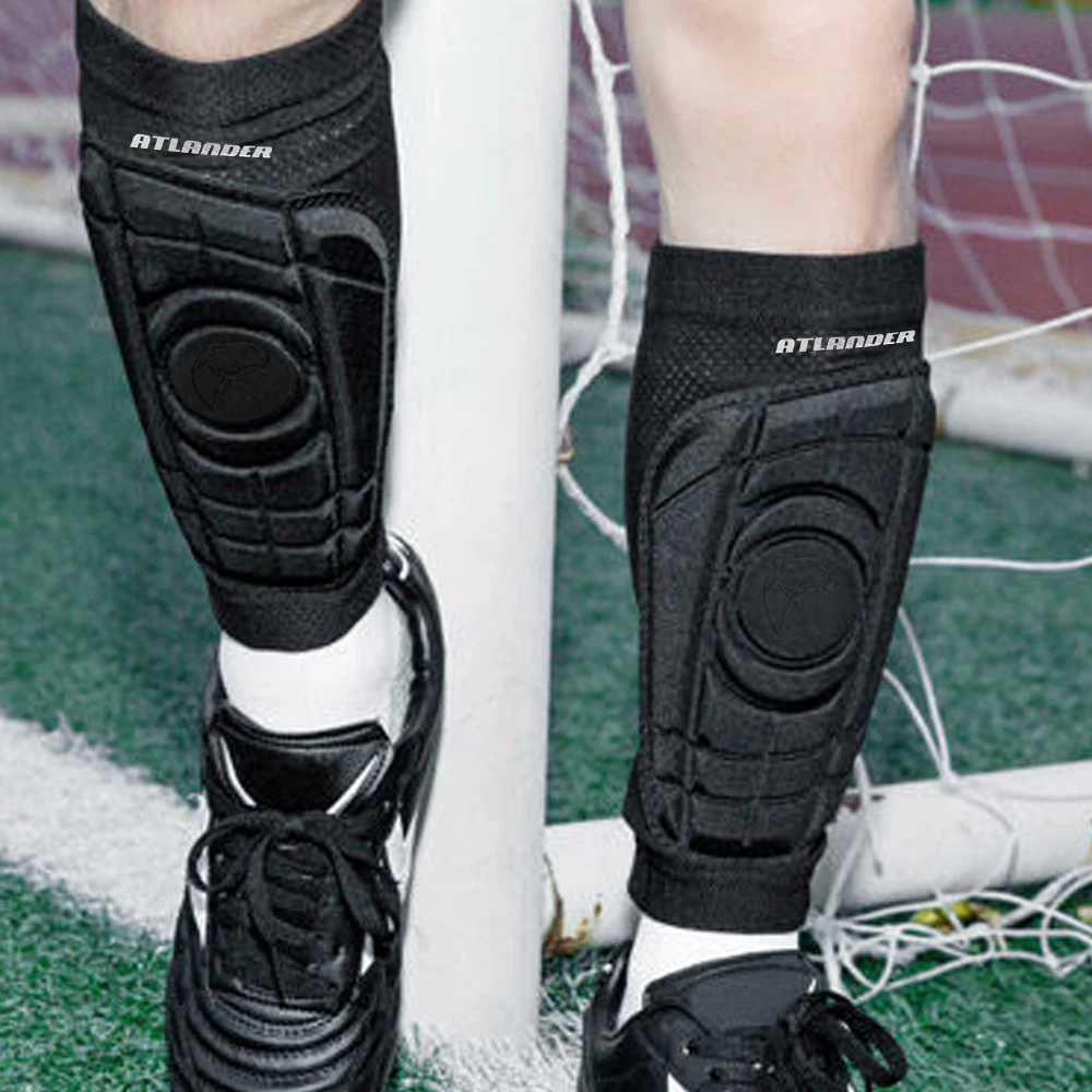 Anti-kollision Fußball Fußball Schienbeinschutz Kinder Erwachsene Basketball Waden Unterstützung Kompression Muskel Socken Laufen Bein Hülse Wärmer – Detail 9