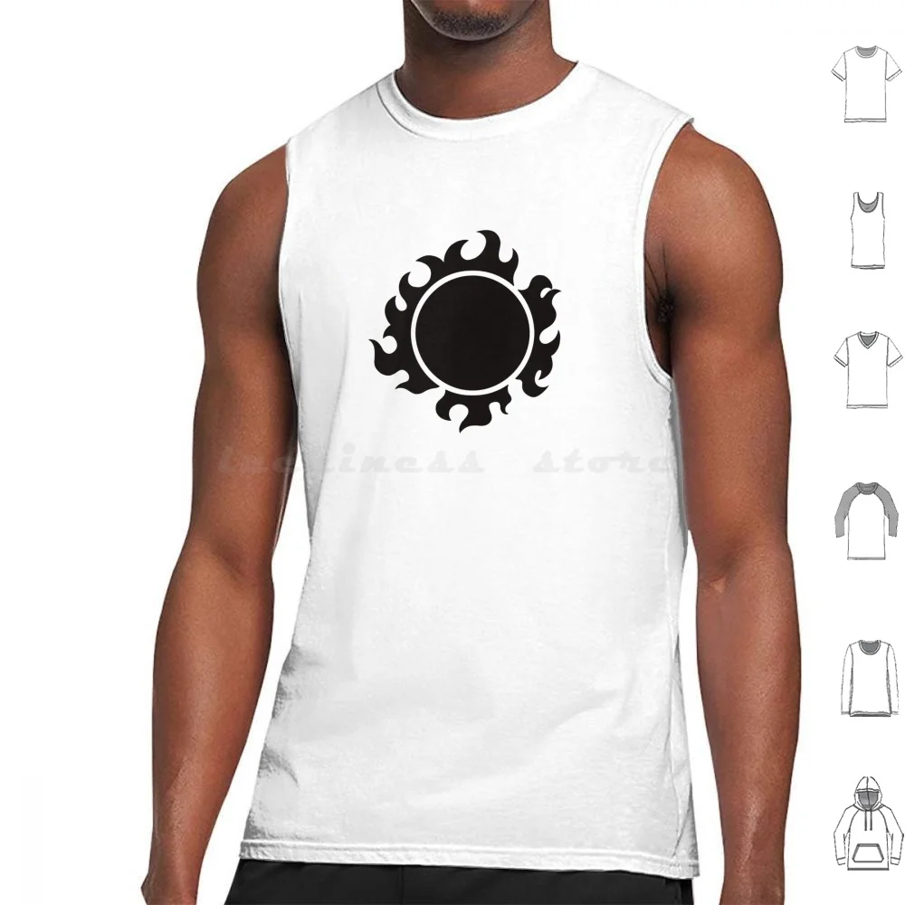 Sun Pirates ( Black ) Tank Tops Vest Sleeveless Scar Luffy Chest Arlong Sun Pirates Jinbe Hatchan Chew Fisher Tiger Fish Man