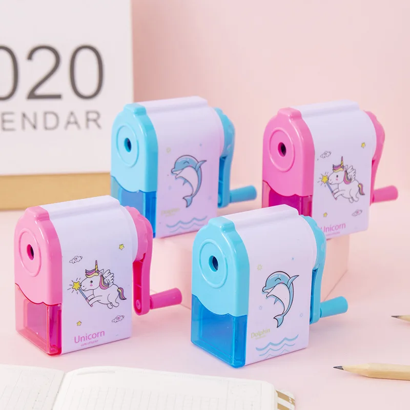 Fashion CreativeAutomatic Pen Sharpener Hand-cranked Pencil Sharpener Pencil Sharpener  Pencil Sharpener Stationery Prize Gift