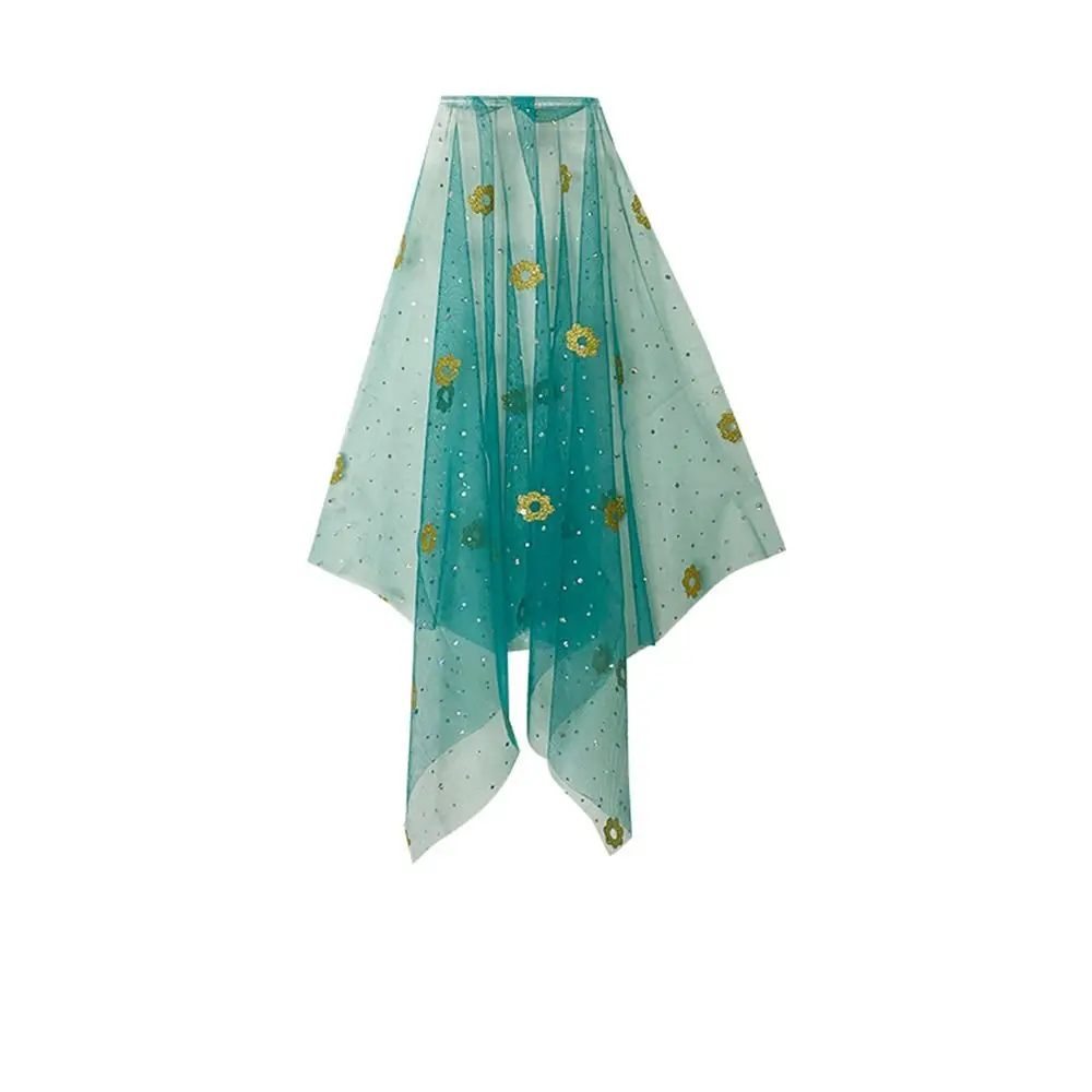 Hoofddeksels Bloempatroon Hoofddoek Dansvoorstelling Accessoires Buikdans Hoofddoek Indiase Dans Hoofdtooi Prestatie Prop