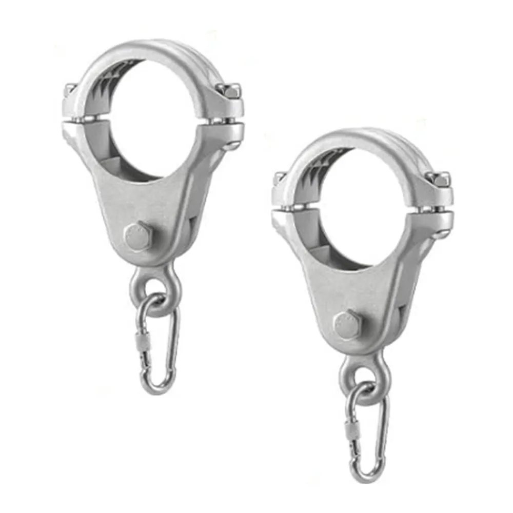 FYBL-2 Pcs 2-7/8" Swing Hangers Set Swing Pipe Hanger Cast Swing Bracket Swing Accessories