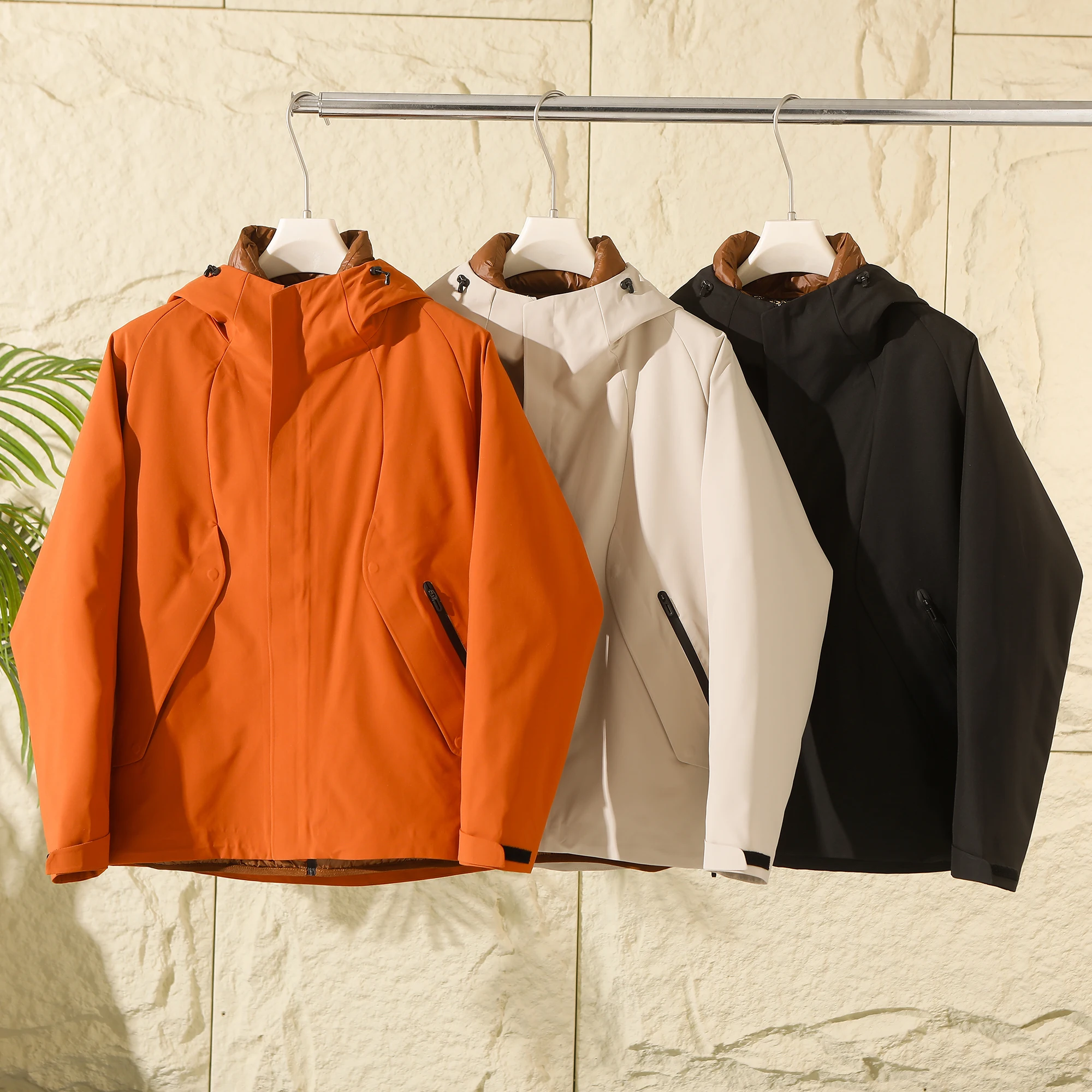 

Мужская высококачественная уличная повседневная куртка-жилет с наполнителем из 90% гусиного пуха для осени и зимы, модная серия Mountain Series