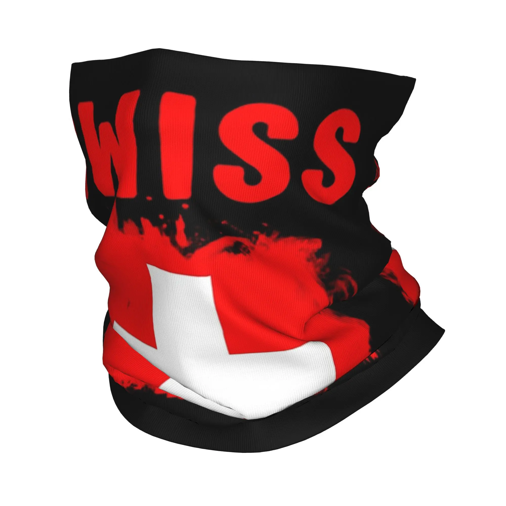Бандана с флагом Швейцарии, шарф для лица с принтом, многофункциональный головной убор для спорта на открытом воздухе для мужчин, женщин, взрослых, ветрозащитный