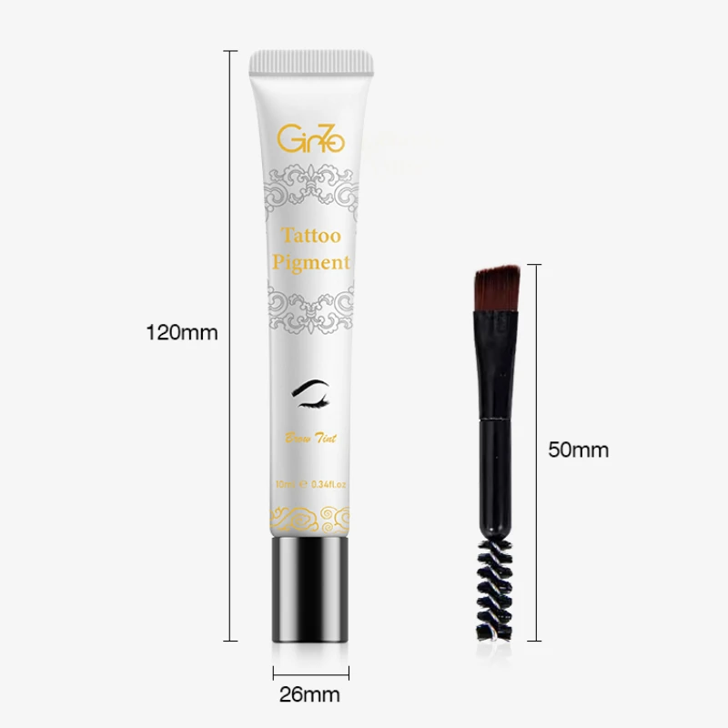 10ml descascar sobrancelha gel creme impermeável matiz de sobrancelha de longa duração para uso doméstico à prova de suor unisex pele-seguro maquiagem de beleza