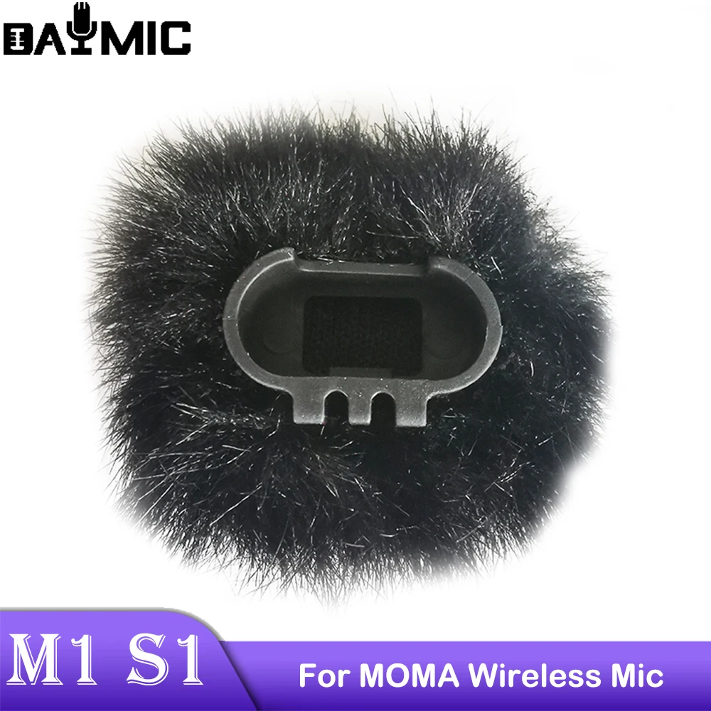 MOMA Lark M1 S1 Wireless Microphone Windproof Noise Reduction Deadcat for Wind Noise Resistance and Dust Prevention Lmonsgeek M1