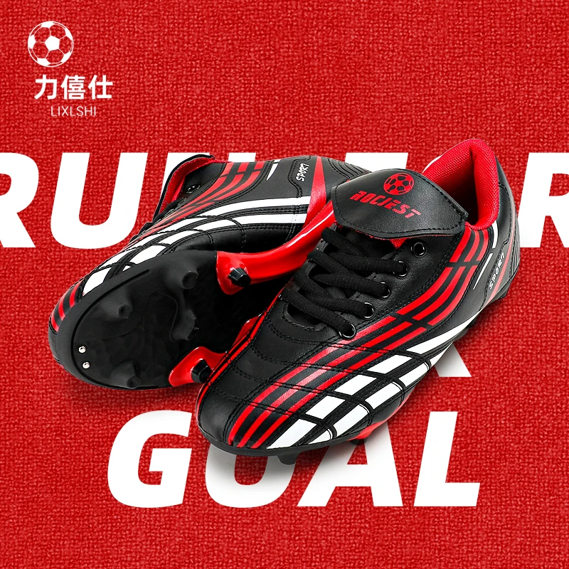 Football Boots Kids Soccer Shoes Boys Girls Students Trainers Cleats Training Sport Sneakers