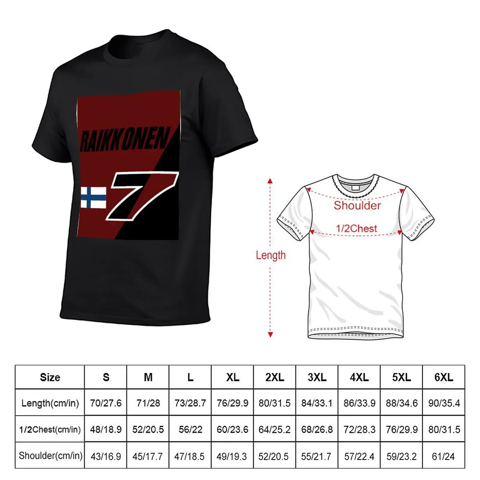 Kimi Raikkonen T-Shirt Short sleeve tee kawaii clothes cheap stuff mens cotton t shirts