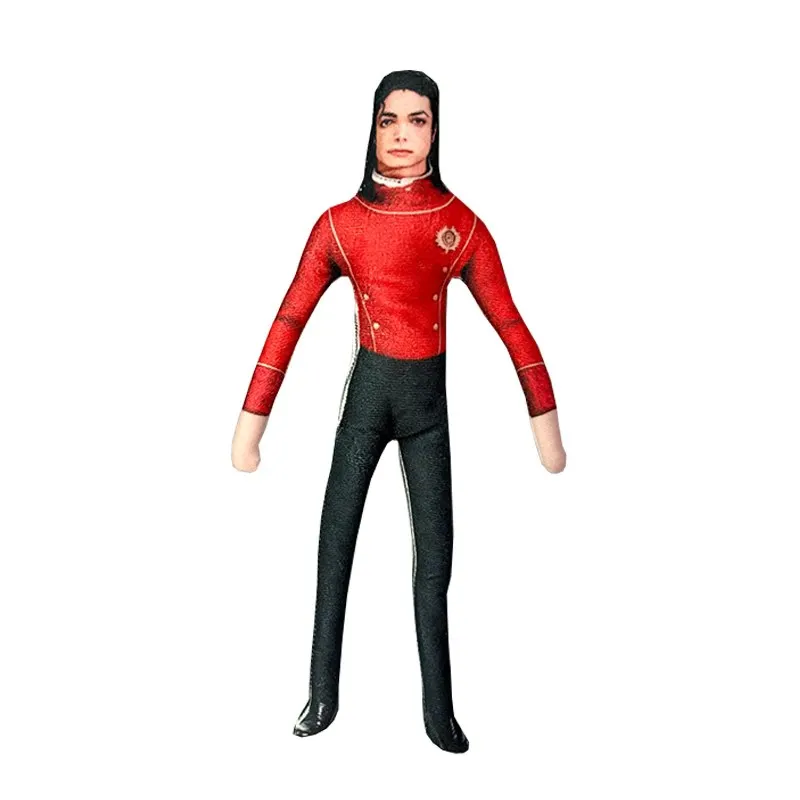 2026 New Style Michael Jackson Cosplay Prop Doll Plush Stuffed Figure Dolls Room Decoration Abstract Joint Mobility Props Gift view 3