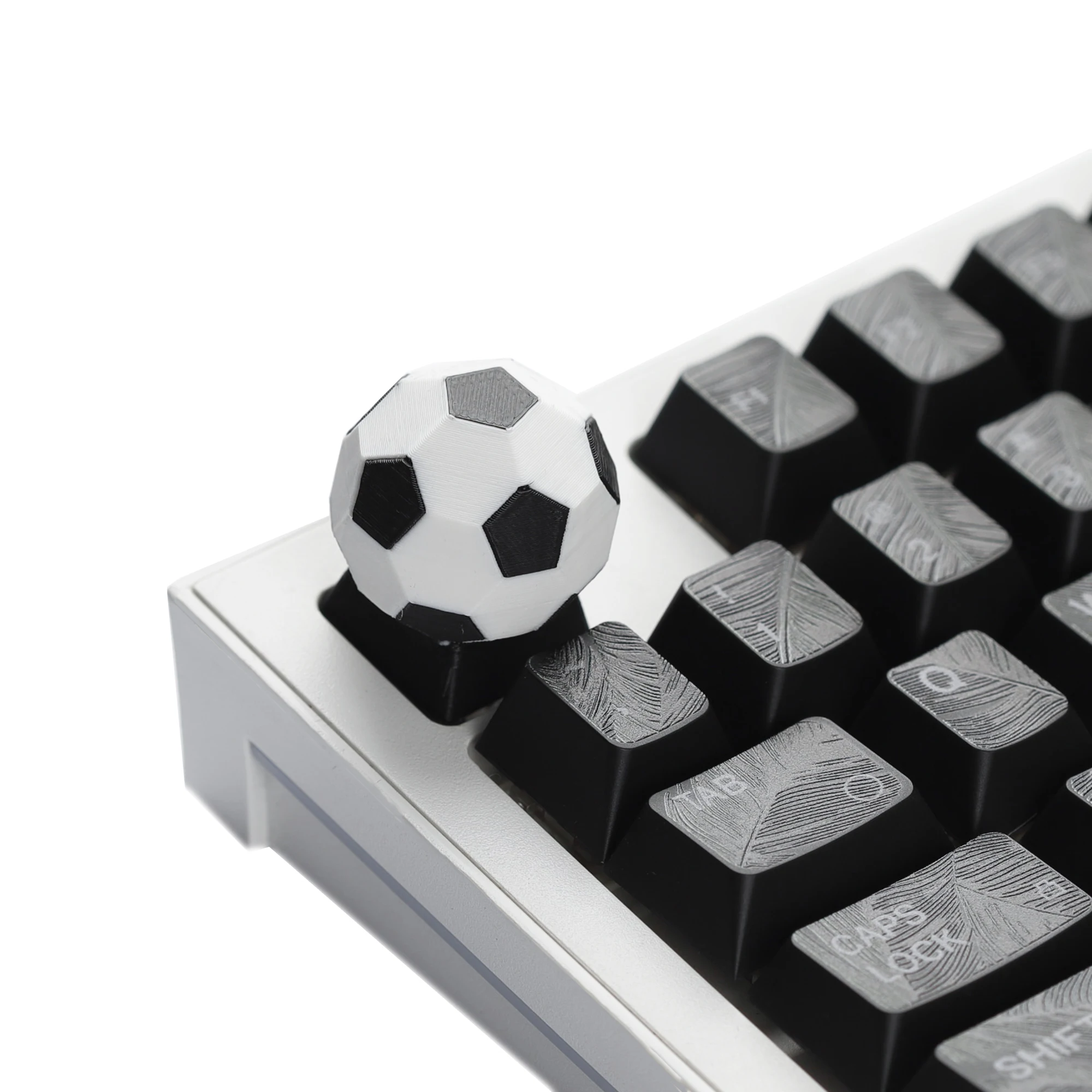 YMDK 1pcs Esc Key Football Themed Resin 3D Print Personalized Custom Cool Keycaps for MX Mechanical Keyboards