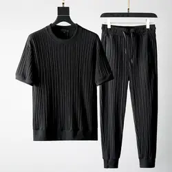 1 Set Stylish Men Outfit Thin Beach Outfit Pocket Washable Pleats Male Outfit  Stretchy