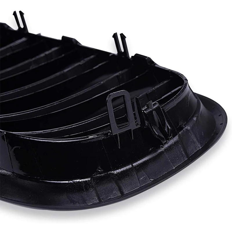 Auto-Frontstoßstangengrill, glänzend schwarz, links und rechts, Nieren-Renngrill für BMW X5 E70 X6 E71 2007–2014 # 51137307599 51137307600 – Detail 3