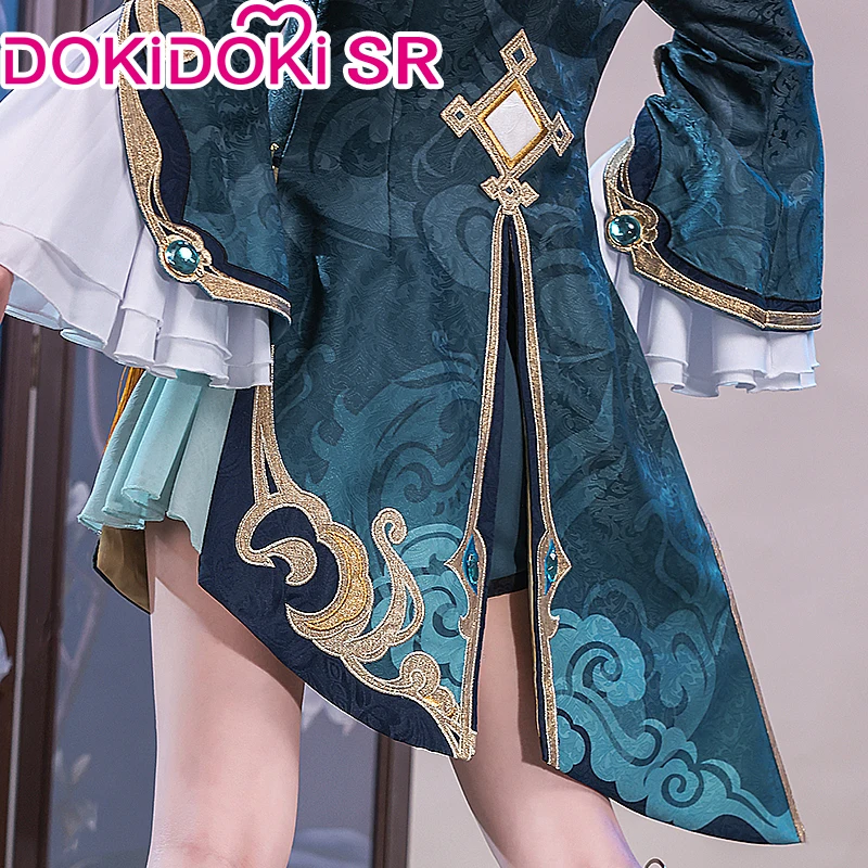 متوفر في المخزون أزياء Xingqiu التأثيرية Genshin Impact التأثيرية DokiDoki-SR Xing Qiu Genshin Impact التأثيرية للهالوين