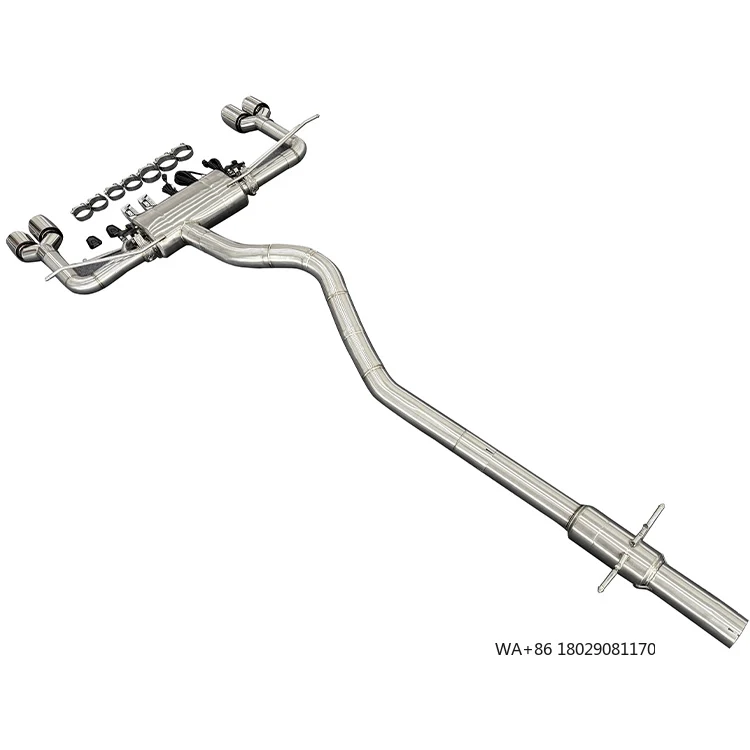 

Высокопроизводительная выхлопная система из нержавеющей стали для Defender: тюнингованный глушитель с электронным клапаном и выхлопной трубой Cat-Back