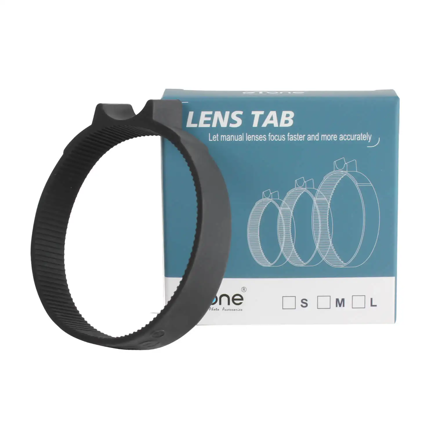 eTone 360-Rotation Following Focus Gear Ring Lens Focus Tab SLR DSLR Lens Accessories