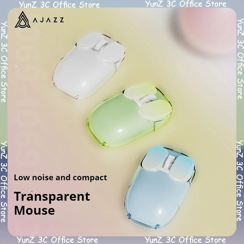 

Мышь Ajazz I069pro прозрачная беспроводная, 2,4 ГГц, два режима