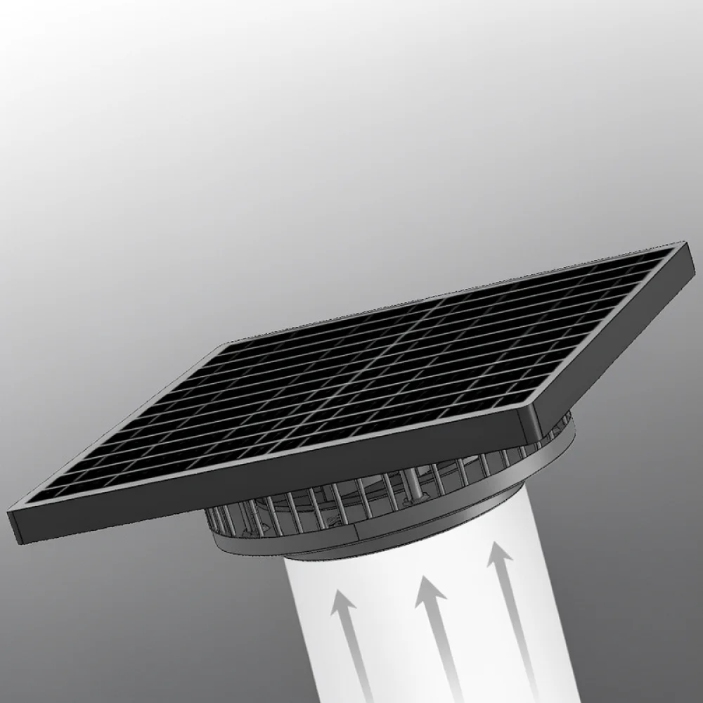 Jinyouheng Solar Roof Exhaust Fan For Greenhouse Ventilation Attic Cooling System Powerful Air Extractor Universal Installation