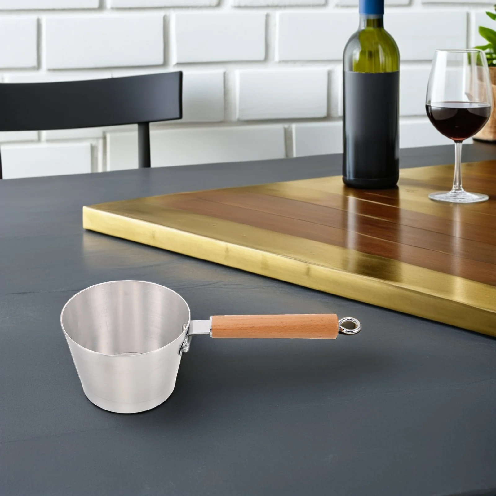 

Mini Soup Pot: Thickened Aluminum Small Saucepan For Milk Butter Warming Melting Chocolate Cooking On Induction Stove