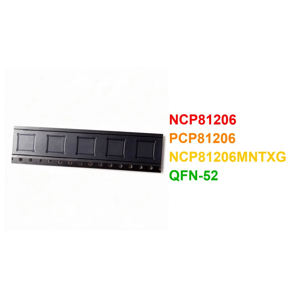 (2piece) NCP81206 PCP81206 NCP81206MNTXG QFN-52 Chipset