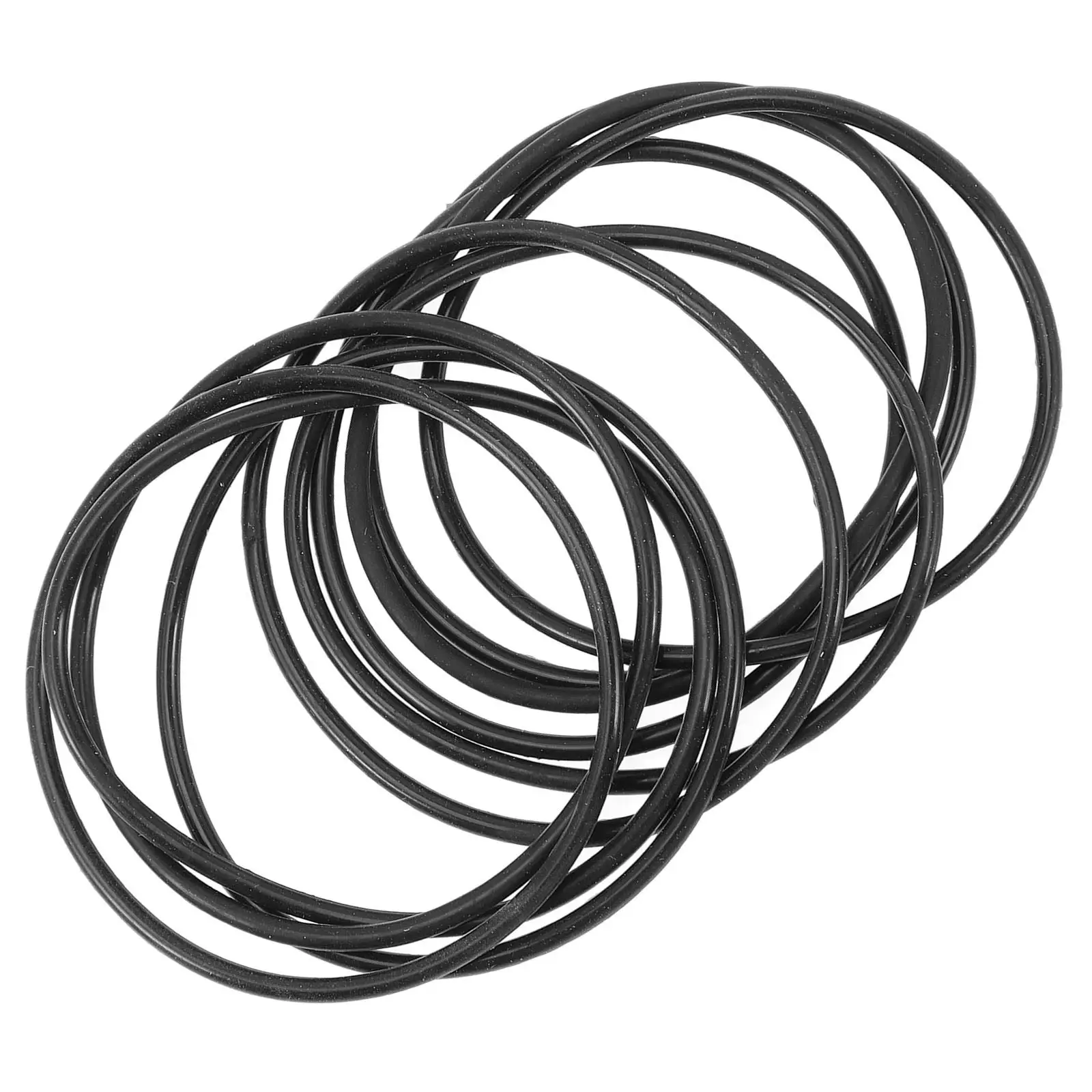 10Pcs Ultra-Thin Silicone Jelly Bracelets Gummy Elastic Wristbands for Adults Hair Rope Bangles Hand Rings Party Event