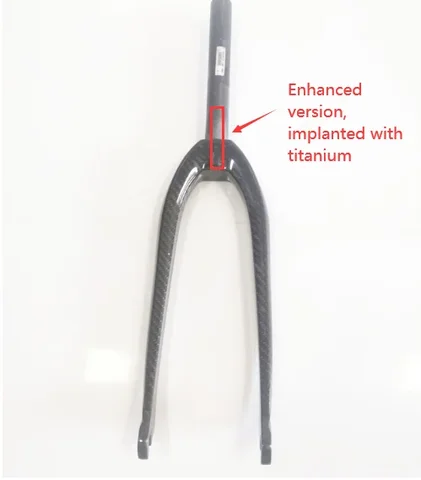 2024 Willbmxforks Enhanced version that implanted with titanium piece .25.4mm 1" carbon bmx racing forks