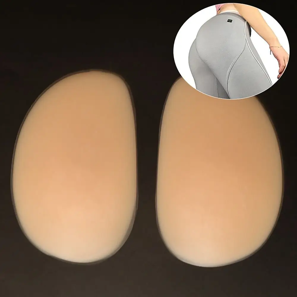 

1Pair Silicone Buttocks Enhancers Soft Comfortable Inserts Natural Looking Butt Pads Fake Butt Pads Men Women