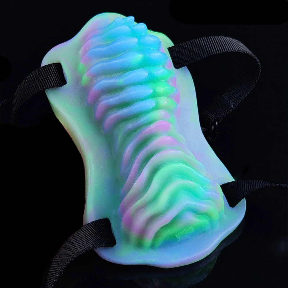 YOCY Strapon Sex Grinder Remote Control Vibrators Foreplay Adult Game Toy Bandage Masturbator Liquid Silicone Sexual Grinder