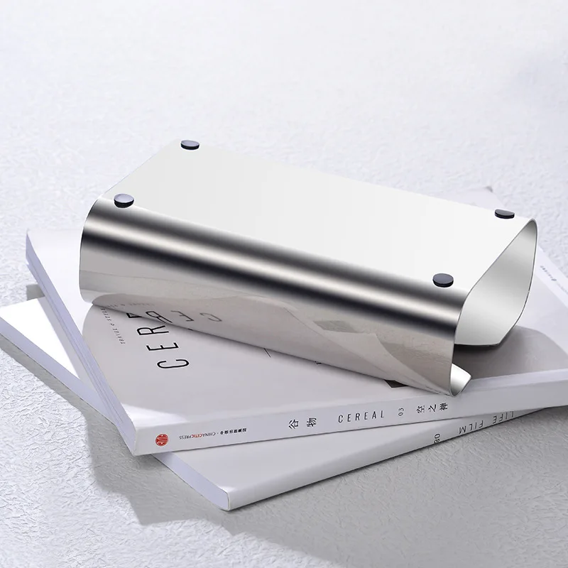 Nordic Stainless Steel Tissue Box Holder High Quality Toilet Paper Box Table Napkin Holder Car Tissue Paper Dispenser Home Decor