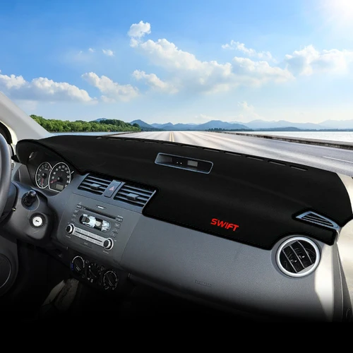 Imagen 2 del producto Para Suzuki Swift Sport 2005 2006 2007 2008 2009 2010 cubierta del salpicadero del coche evitar almohadillas de luz alfombras antideslizantes accesorios de protección