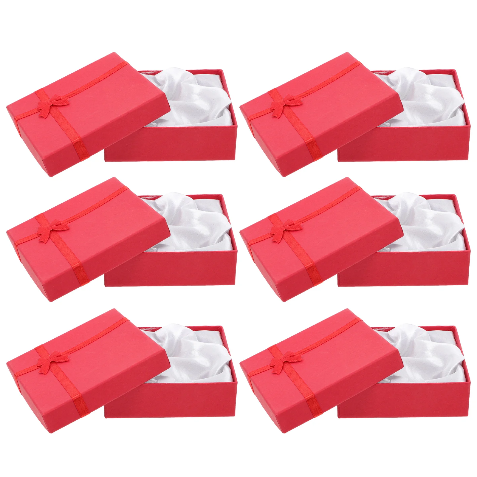 

6pcs Jewelry Bracelet Boxes Storage Packaging Vintage Style Gift Wrapping Boxes For Bracelets Watches Chains Space Saving