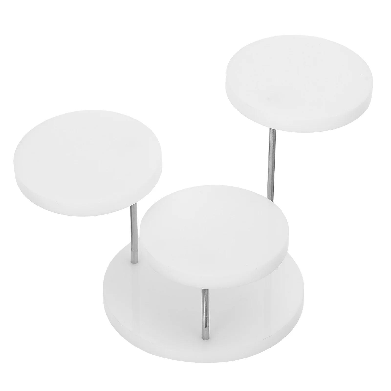 

Jewelry Display 3 Layer White Earrings Accessories Organizer Rack Jewlery Organizer Necklace Bracelet Holder Storage