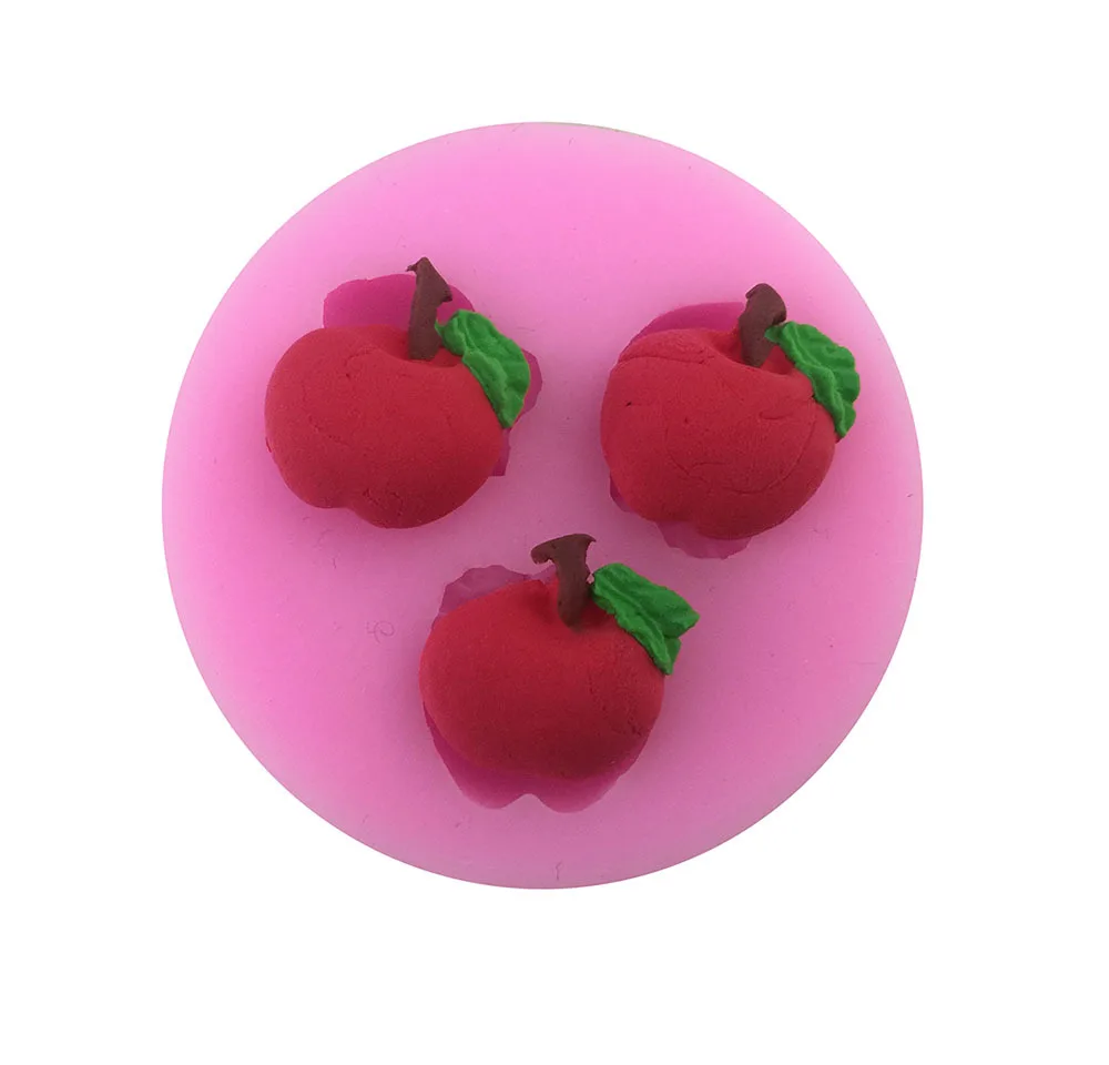 DIY3 with fruit liquid silicone mold, fondant cake mold E184