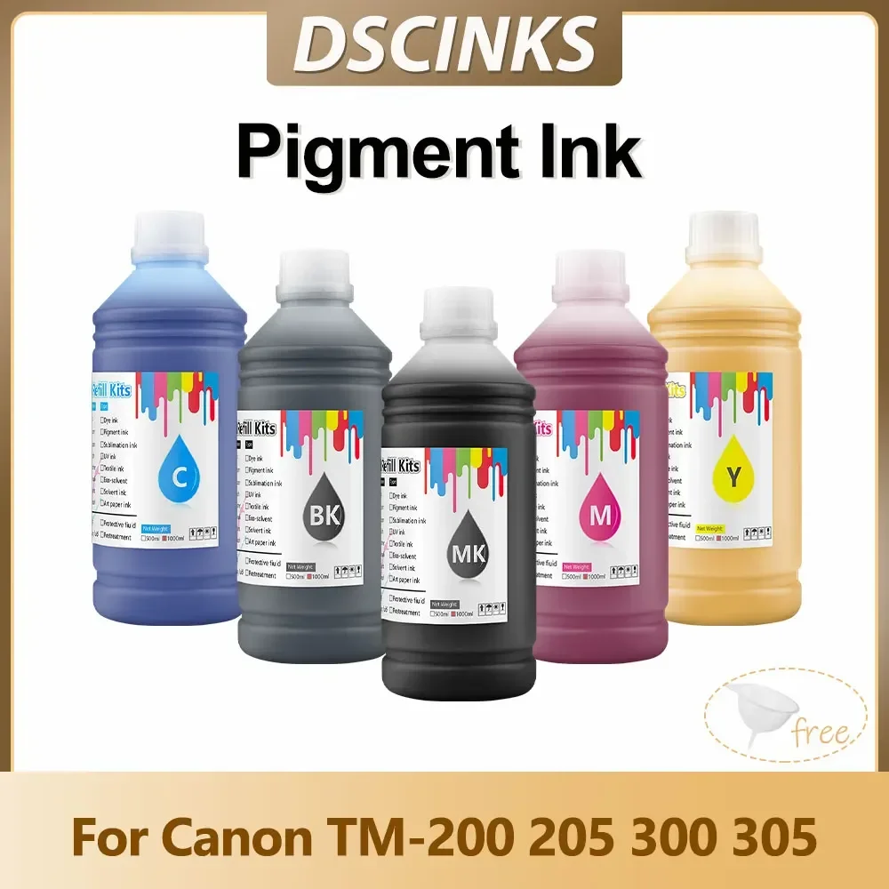 

1000ml for Canon Pigment Ink For Canon PFI-120 PFI-320 PFI-1700 706 701 702 703 707 Pro-1000 PFI-206 306 Printer & waterproof