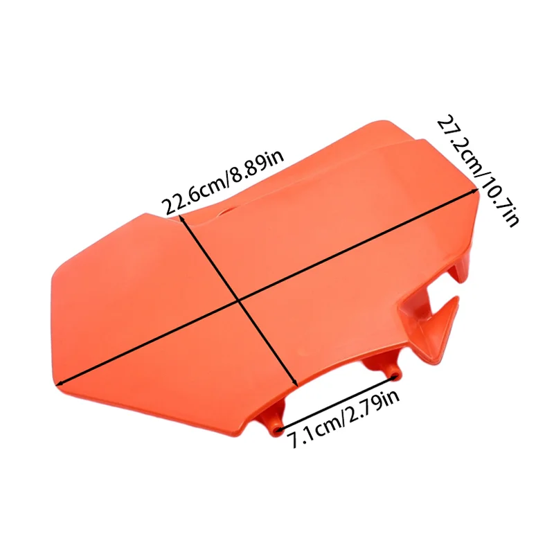 Orange K16 Front Motorcycle License Plate Signboard Panel for Custom Bikes