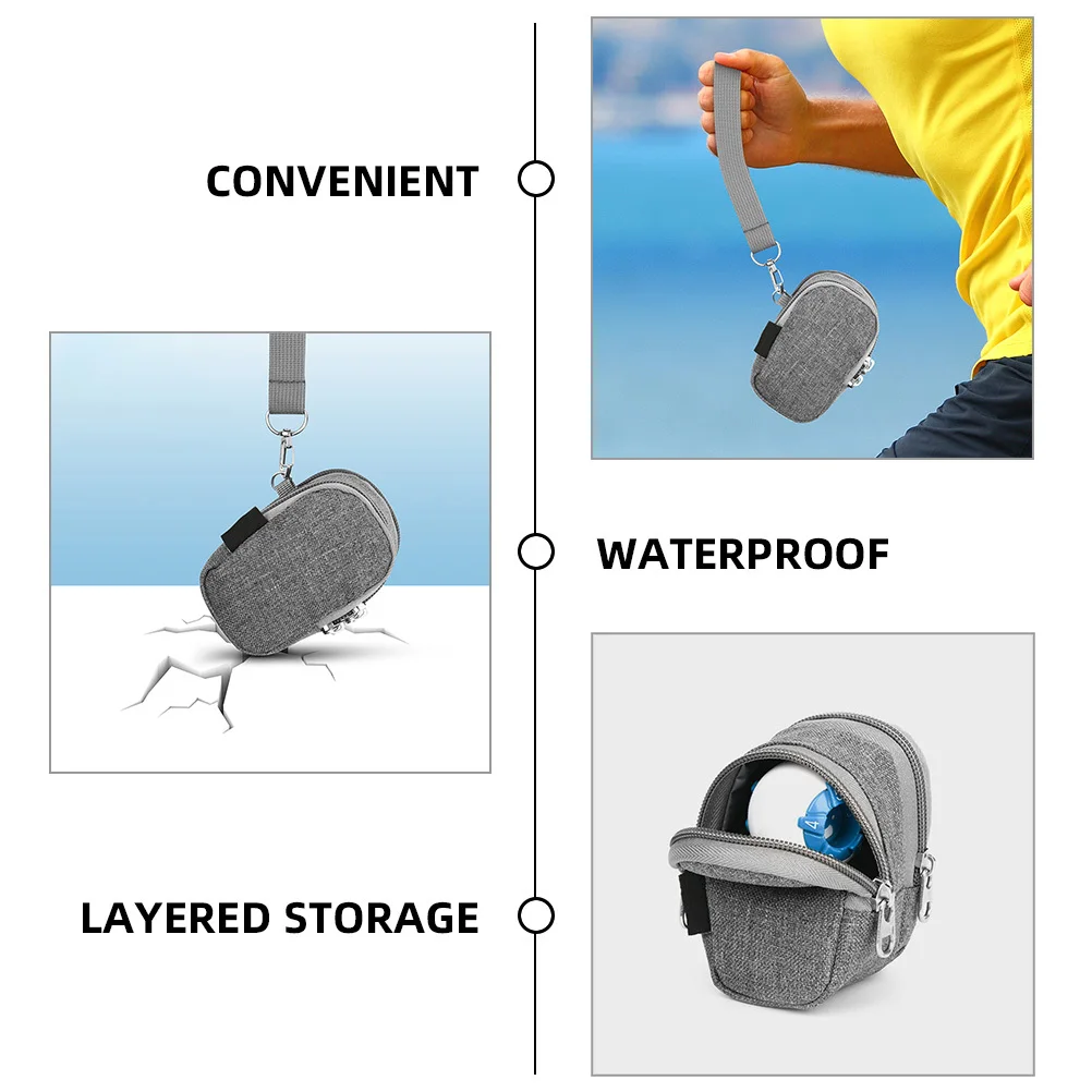 

Breath Machine Storage Bag Portable Oxygen Device Pouch Travel Toiletry Organizer Lightweight Canvas Accessory Case