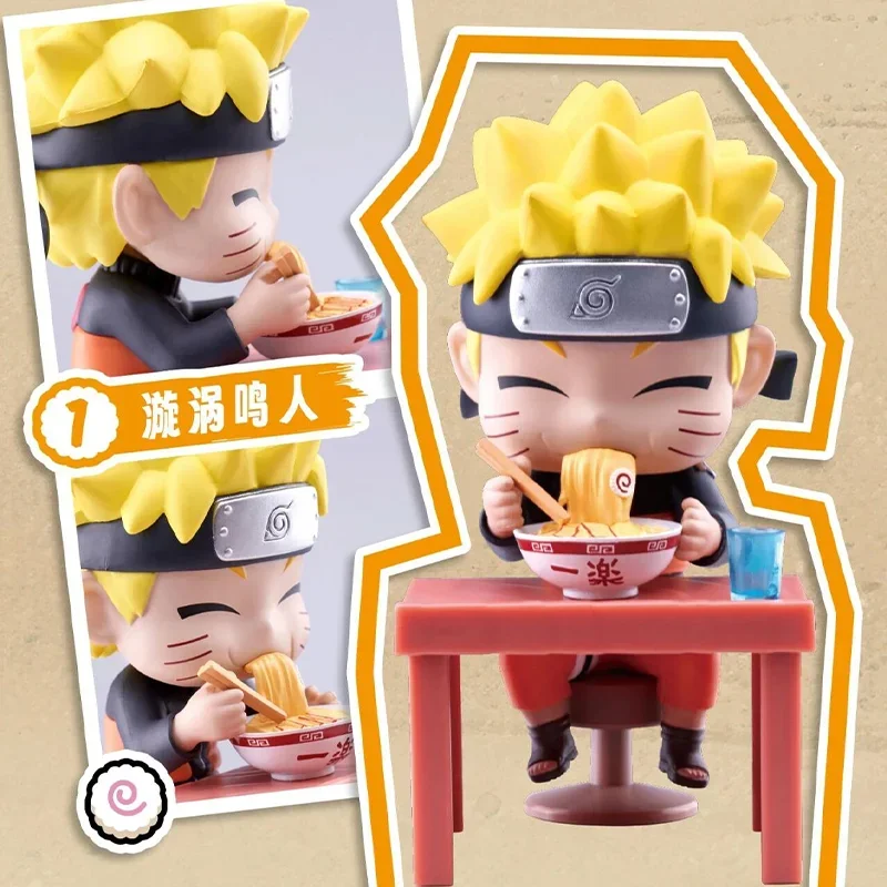 Nouveau Bandai Naruto brise Lamian nouilles série boîte aveugle figurine décoration Collection cadeau jouets
