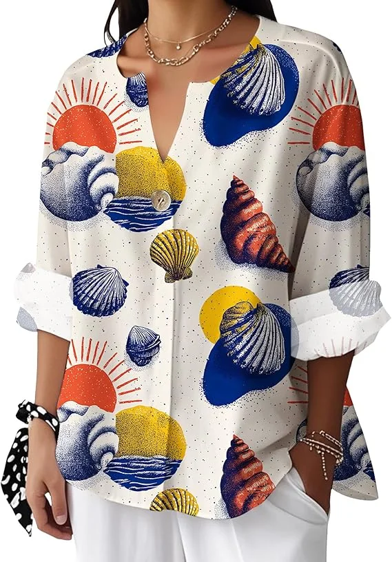 

Women's Shirts Summer Shirts Regular Fit Short Sleeve Versatile Tops 2025 Formal Casual Business Shirts