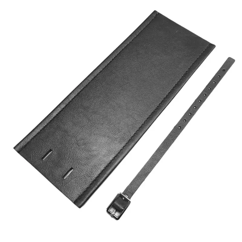 Motorcycle-Gas Tank Pad Panel Bib PU Leather For Pre 1999 Models With Split Tank & Square Bottom Dashs-N29R