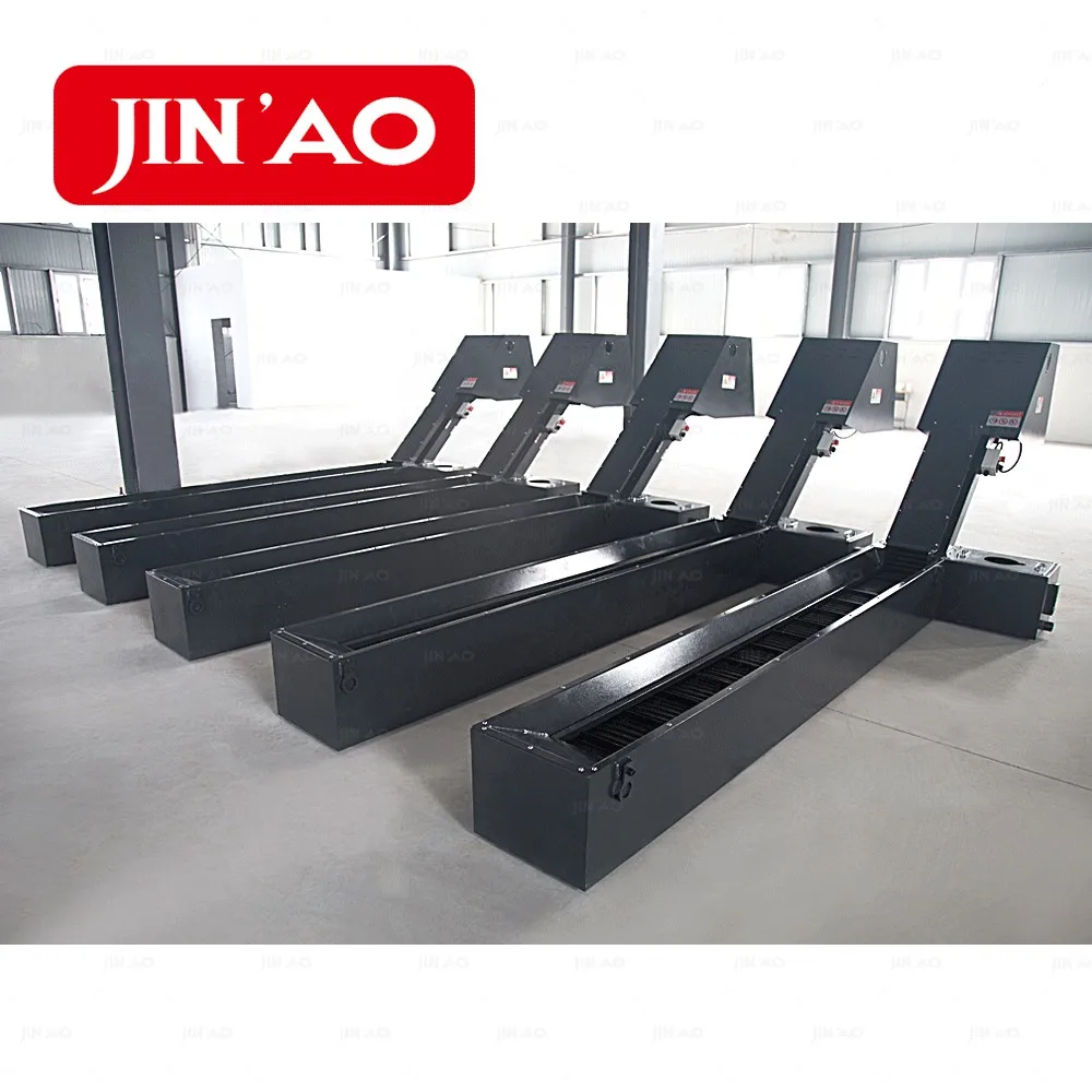 High Quality Metal Machine Belt Cnc Chip Conveyor Hinged Chip Conveyor